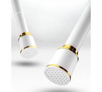 Bastone per Tende Telescopico a Pressione Senza Fori Bianco 87-120 cm Ø32 mm