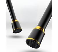 Bastone per Tende Telescopico Nero a Pressione 87-120 cm Ø32 mm senza Fori