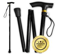 Bastone Pieghevole Da Passeggio Per Anziani in Alluminio, Sostegno, Sicurezza