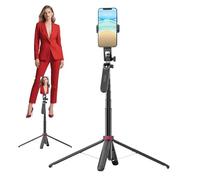Bastone Portatile con Telecomando, Asta per Selfie Invisibile - Supporto per Fotocamera Girevole Supporto per Film Senza Vibrazioni per Viaggi Sport Zaino Escursionismo All'aperto Streaming Fotografia