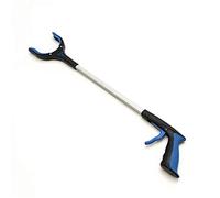Bastone raccogli-rifiuti Premium for impieghi gravosi, pinza portatile for l'estensione del braccio degli anziani, ausili for disabili, blu, 81 cm