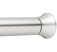 BASTONE REGOLABILE TENDA DOCCIA 107 185 CM NICHEL SUPPORTO STABILE FACILE INSTAL