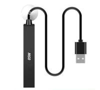 Bastone riscaldante USB per acquario, in acciaio inox, con controllo automatico della temperatura, 5 W, 10 W, alimentato tramite USB, per un riscaldamento dell'acqua stabile ed efficiente (5 W)
