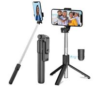 Bastone Selfie Wireless Selfie Stick Cavalletto Telefono Selfie Bluetooth con Telecomando Wireless Rimovibile con Rotazione Portatile Treppiede Estensibile Treppiedi Stabile Adatto per Cellulare