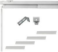 BASTONE SISTEMA BINARIO TENDA A PANNELLI ALLUMINIO GRIGIO SATINATO ARREDAMENTO