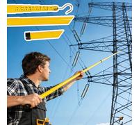 Bastone telescopico ad alta tensione, strumento elettrico portatile di misurazione dell'altezza con borsa per il trasporto