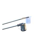 Bastone telescopico per campionamento dell'acqua, 500 ml/1000 ml, in acciaio inox e plastica, 0,98 m-2,5 m, ideale per sospensioni e analisi delle polveri