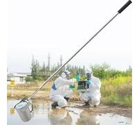 Bastone telescopico retrattile per campionamento dell'acqua, manico regolabile da 2,5 m per una raccolta efficiente di liquidi e test di qualità, ideale per il monitoraggio ambientale e la ricerca
