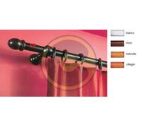 BASTONE TENDA A STRAPPO LEGNO CILIEGIO D35 CM210,SCORRITENDA,TENDE A TIRO 7077
