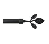 Bastone tenda foglie estendibile 120-210 o 160-300 asta ferro anelli supporti