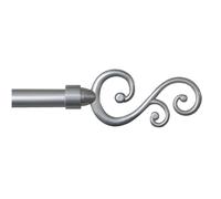 Bastone tenda shabby chic estendibile 120-210 o 160-300 asta con anelli supporti