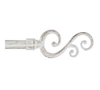 Bastone tenda shabby chic estendibile 120-210 o 160-300 asta con anelli supporti