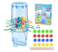 Bastone Tirare Gioco - Pull Sticks Gioco Da Terra Per La Famiglia, Viene Con Unità Di Gioco A Forma Di Pagoda | Stick Games Aiuta A Stabilire Interazione E Comunicazione, L Ha Bordi Arrotondati Senza
