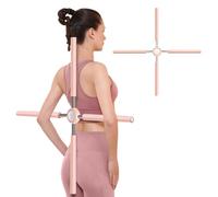 Bastone Yoga Correttore di Postura in Acciaio Inossidabile e schiuma 77,5cm | Bastone per yoga, Asta Yoga Pilates Schiena Dritta per Allenamento Completo, Casa, Ufficio e Palestra, Stretch