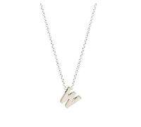 Bastoni Catena Collane Gioielli Collane iniziali in argento delicato per le donne Collane d'argento a strati piene d'oro per le donne AZ 26 Collane iniziali dell'alfabeto Organizzatore Gioielli, alloy