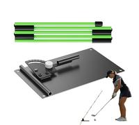 Bastoni da allineamento per allenamento golf | Correttore per Attrezzatura Didattica Stabile e Regolabile - Set supporto angolo per swing trainer | Per adulti principianti amatori famiglie amici