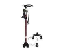 Bastoni da passeggio, bastone da passeggio per uomini/donne, bastone da passeggio regolabile a 10 altezze, bastoni per anziani, assistente per la deambulazione compatto, portatile e sicuro, con luce a