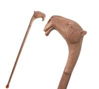 Bastoni da Passeggio in Legno a Forma di Cammello Rosso, con Impugnatura Ergonomica e Punta in Gomma Antiscivolo, Bastoni Decorativi di Lusso per Uomo e Donna Cospaly 93 Cm