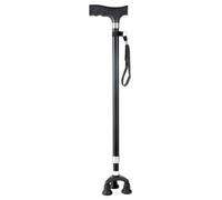 Bastoni da passeggio per anziani, bastoncini da passeggio telescopici con base a 3 punte, bastoncini da trekking antiscivolo, stabili e robusti per anziani destrimani o mancini e bastoni per adulti