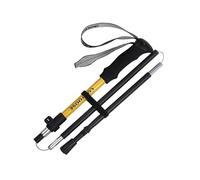 Bastoni da trekking pieghevoli ultraleggeri per escursionismo, bastoni telescopici regolabili per uomini e donne (nero, 100-115 cm)