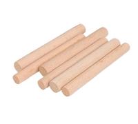 bastoni di legno fatti a mano, 10 pezzi di bastoncini legno, duro grezzo for artigianato e pali for macramè fai da te(100x12mm)