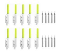 Bastoni Luminosi Per La Pesca, 10 Pezzi Led Bastoni Luminosi Per La Pesca, Campane Di Allarme Da Pesca Luce Notturna Con Fibbia, Pesca Notturna Luce Per Canna Da Pesca In Mare, Accessori Da Pesca