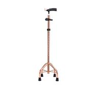Bastoni per anziani, Bastone da passeggio for anziani, stampelle leggere antiscivolo multifunzionali a quattro zampe for con ossa rotte(Bronze)