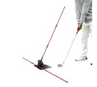 Bastoni per esercizi da golf regolabili - Allineamento portatile per allenare l'altalena, materiale leggero e resistente per l'attesa, per allenamenti esterni interni con design telescopico, facili da