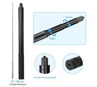 Bastoni per selfie Bastoni per selfie 3M Metal Invisible Extended Edition Monopiede ridimensionabile