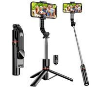 Bastoni per selfie Selfieshow, bastone per selfie portatile da 44 pollici con telecomando wireless,