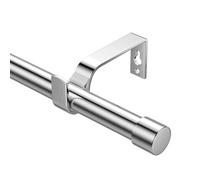 Bastoni per tende allungabili 76-280 cm, diapositiva 19 mm, regolabili con pomelli per tende occhielli, asti decorative camera da letto
