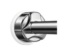 Bastoni per Tende Estensibili Asta per Tende da Doccia In Acciaio Inox, Senza Forare E Avvitare Bastoni per Tende A Pressione per Tende Doccia Vasca da Bagno(190-260cm)