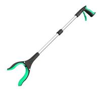 Bastoni raccoglitori di rifiuti, Pinza for lettiera pieghevole 2 pezzi multicolore(Green)
