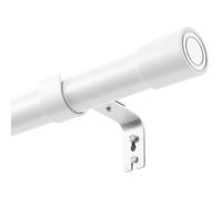 Bastoni Tende Per Interni Asta Per Tende 25 Mm Di Diametro Bastone Per Tenda Da Interno Per Camera Da Letto Soggiorno Bianco 84-220Cm