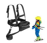 BASTOUR Imbracatura da Sci per Bambini con Guinzaglio e Borsa Rimovibili, Cinghia da sci per bambini, Ski Strap Imbracatura Sicurezza Bambinis per sterzare e imparare il controllo della velocità