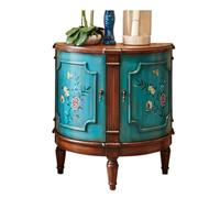 BASXDRFXZ Mobile per Piatti Armadietto da portico retrò for la casa, pannello d'ingresso for atrio dipinto, armadietto portaoggetti con decorazione laterale pranzo in legno