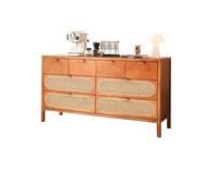 BASXDRFXZ Mobile per Piatti Cassettiera in legno for la casa Armadietto portaoggetti moderno e semplice con cassetti in rattan creativo in(Drawer cabinet)
