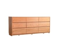 BASXDRFXZ Mobile per Piatti Credenza da ristorante in legno massello, bancone bar con mobile portaoggetti, buffet in adatto a casa(M:1800 * 450 * 800cm)