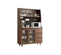 BASXDRFXZ Mobile per Piatti Credenza In Legno Massello Da Cucina Pensile Integrato Mobiletto Tè For La Casa(S100CMX40CMX184CM)