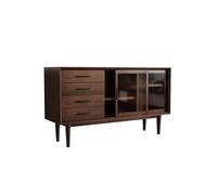BASXDRFXZ Mobile per Piatti Credenza in legno massello for cucina, sala da pranzo, soggiorno, ingresso, tavolo contenitore, cassetto, mobili decorativi moderni(140 * 40 * 80cm)