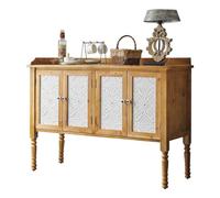 BASXDRFXZ Mobile per Piatti Credenza in legno massello intagliato Camera da letto Armadietto portaoggetti decorativo Libreria soggiorno Mobili bar for la casa(M:128 * 45 * 92cm)
