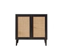 BASXDRFXZ Mobile per Piatti Credenza in rattan Mobile da ingresso moderno e semplice self-service con contenitore adatto for bar, cucine camere letto(A)
