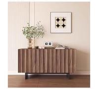 BASXDRFXZ Mobile per Piatti Credenza ondulata in legno massello Sala da pranzo Conservazione Dispositivo di raffreddamento del vino Armadietto ingresso esposizione con secchiello a vento Wabi-sabi