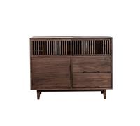 BASXDRFXZ Mobile per Piatti Credenza semplice in legno massello con armadio portaoggetti for soggiorno, bar, cucina, for alimenti(S:80 * 38 * 85cm)