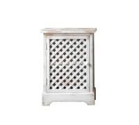 BASXDRFXZ Mobile per Piatti Mobile portaoggetti retrò in legno massello con griglia cava, mobile verticale, TV for la casa, credenza B& Ct