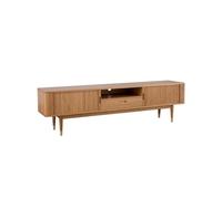 BASXDRFXZ Mobile TV per Camera da Letto 200cm TV Cabinet Cherry Wood Entertainment Center, Wooden Furniture Suitable For Living Room Hotel(180 * 40 * 55cm)