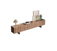 BASXDRFXZ Mobile TV per Camera da Letto Tavolo contenitore in noce nero 200x40x45 cm, centro di intrattenimento for soggiorno in legno massello, mobile semplice adatto for hotel e aziende