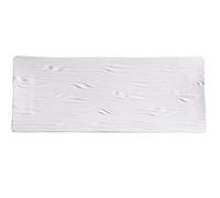 BASXDRFXZ Stile Country Piatto piano rettangolare goffrato, piatto lungo in ceramica, for sushi, for sashimi da ristorante(S)