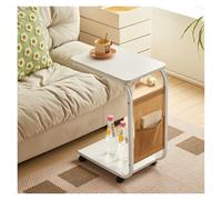 BASXDRFXZ Tavolini da Caffè Tavolino da tè semplice piccolo mobile soggiorno divano con ruote Mini comodino ad angolo(B)