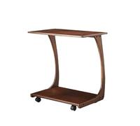 BASXDRFXZ Tavolini da Caffè Tavolino laterale mobile for divano, compatto, da soggiorno, mini tavolino caffè con ruote, semplice comodino for piccoli appartamenti